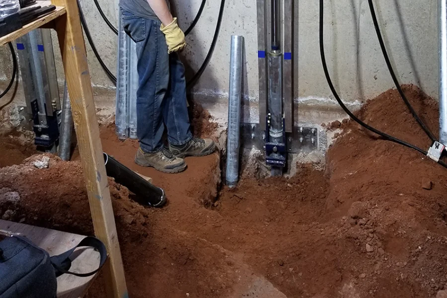 Injection Pier Installation in El Dorado, AR