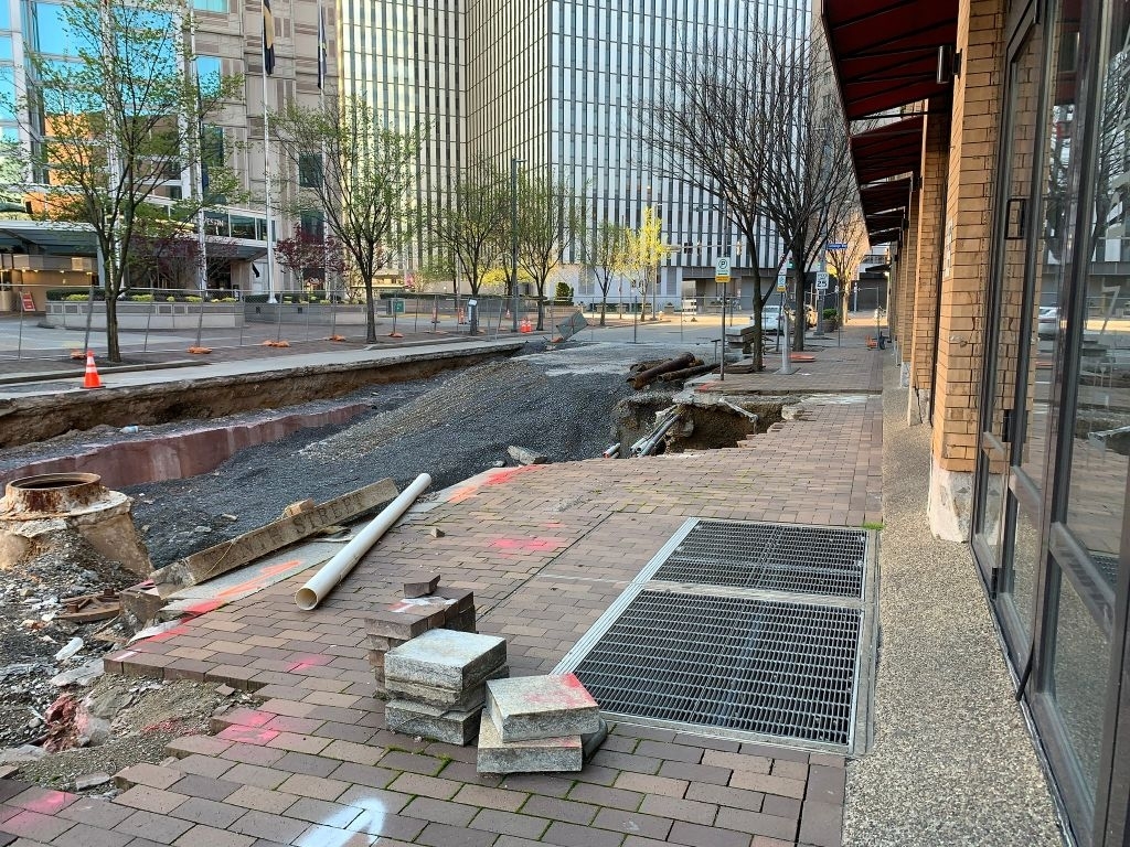 Sinkhole Remediation in El Dorado, AR